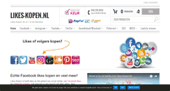 Desktop Screenshot of likes-kopen.nl