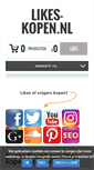 Mobile Screenshot of likes-kopen.nl