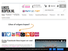 Tablet Screenshot of likes-kopen.nl
